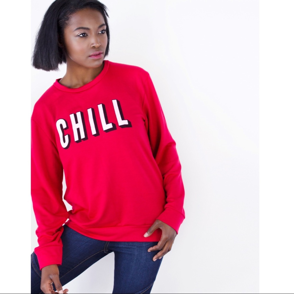 Chill Red Sweatshirt